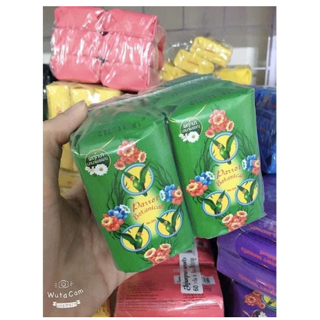 Lốc 6 Bánh Xà Phòng Vẹt Parrot Botanicals Thái Lan 60gr