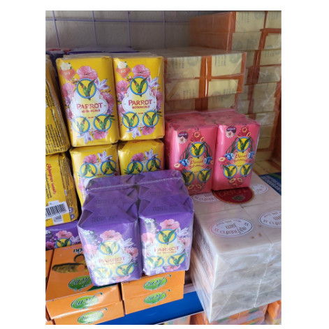 Lốc 6 Bánh Xà Phòng Vẹt Parrot Botanicals Thái Lan 60gr