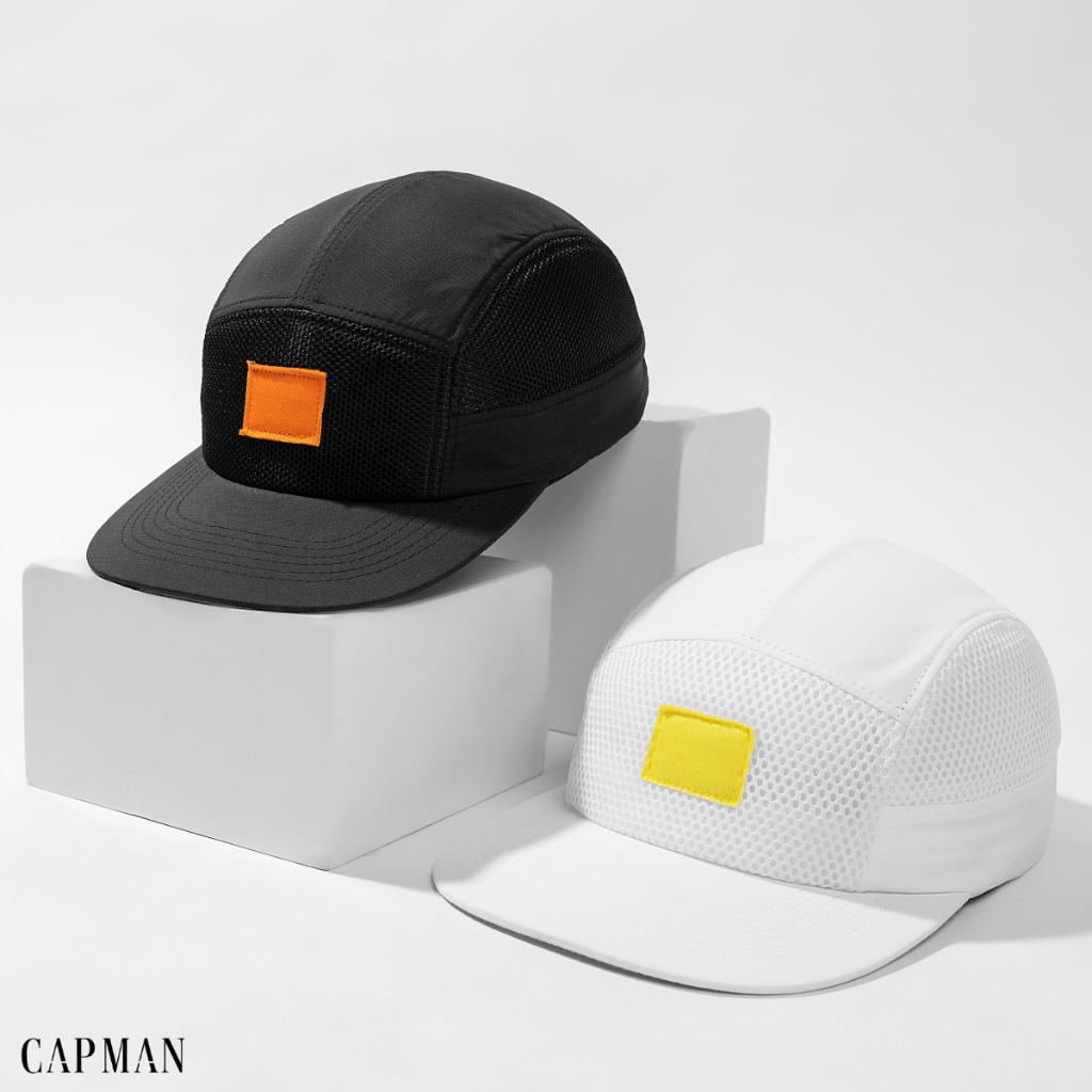Mũ lưỡi trai phom 5panel CAPMAN dù phối lưới CM04