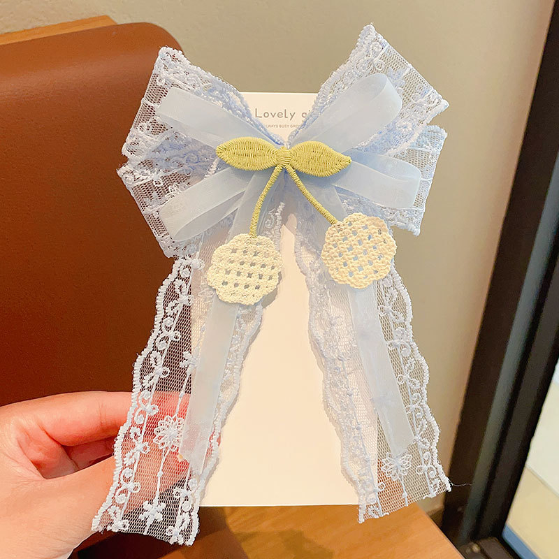 Kẹp tóc cho bé phối nơ xinh xắn màu sắc tươi sáng