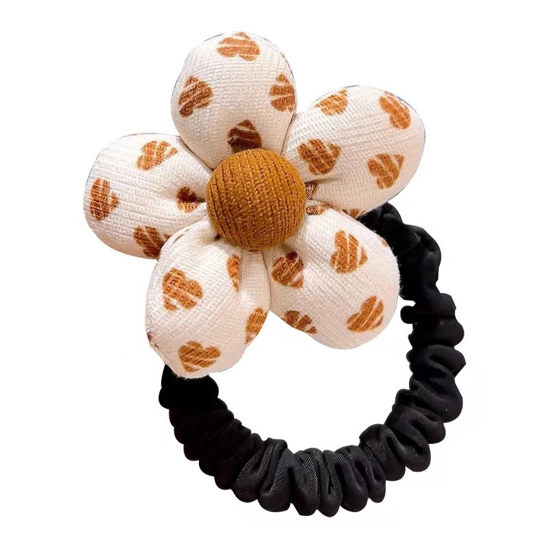 Dây buộc tóc cho bé phối hoa xinh xắn