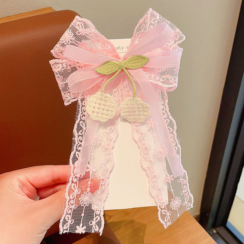 Kẹp tóc cho bé phối nơ xinh xắn màu sắc tươi sáng