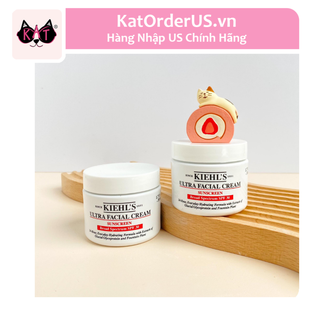 Kem Dưỡng Chống Nắng Keilh's Ultra Facial Cream Sunscreen Broad Spectrum SPF30 Fullsize 50ml