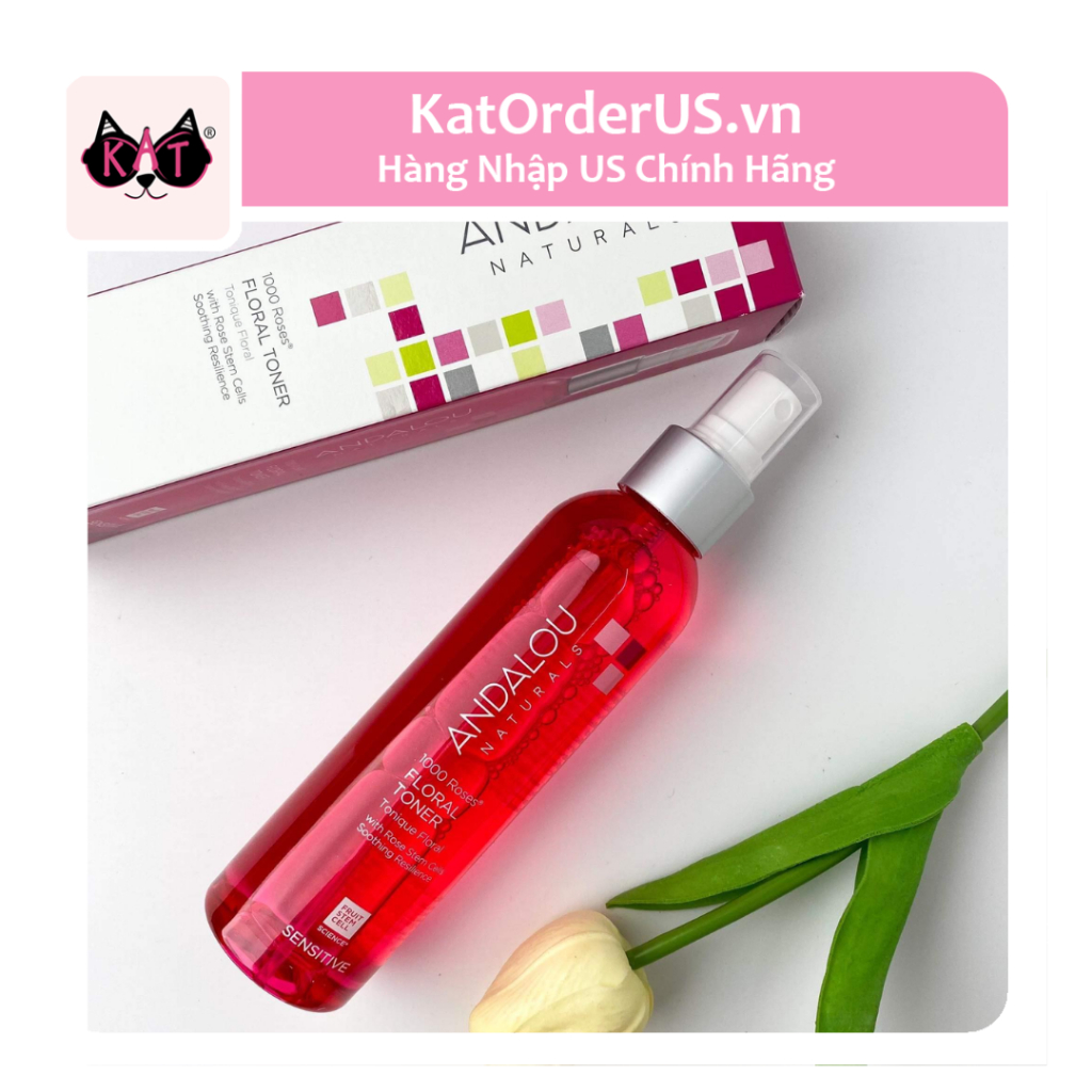 Toner Andalou 1000 Roses Floral Toner 178ml