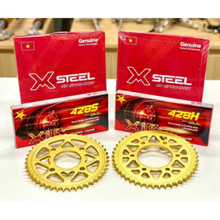 Bộ nhông sên dĩa X1R cho Exciter 135/150/155, Winner, Wave RS, Future,....070913, 070914, 070915, 070916, 070917, 070918