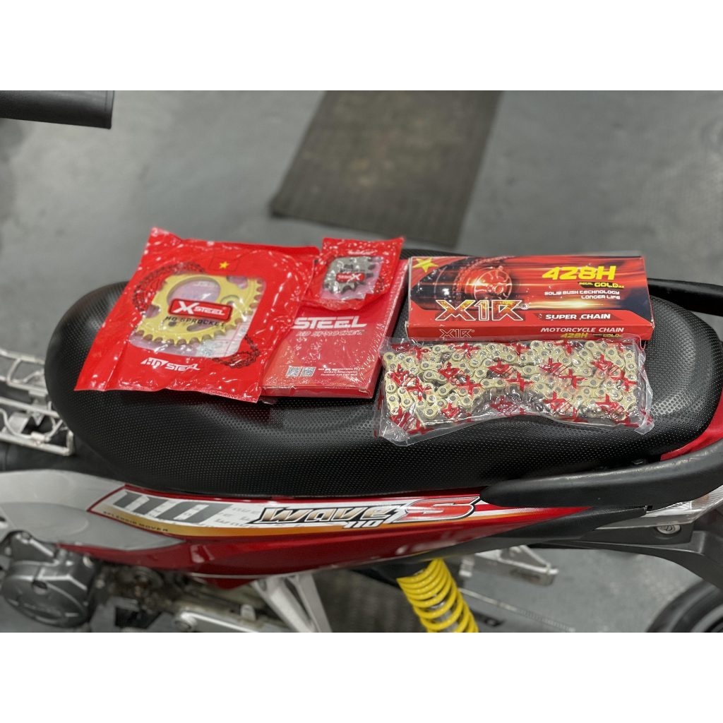 Bộ nhông sên dĩa X1R cho Exciter 135/150/155, Winner, Wave RS, Future,....070913, 070914, 070915, 070916, 070917, 070918