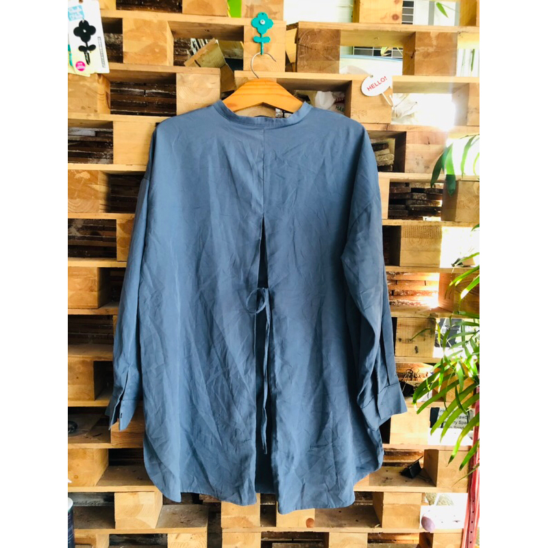 S034. Áo sơ mi bigsize hiệu Sugar Spoon - 2hand