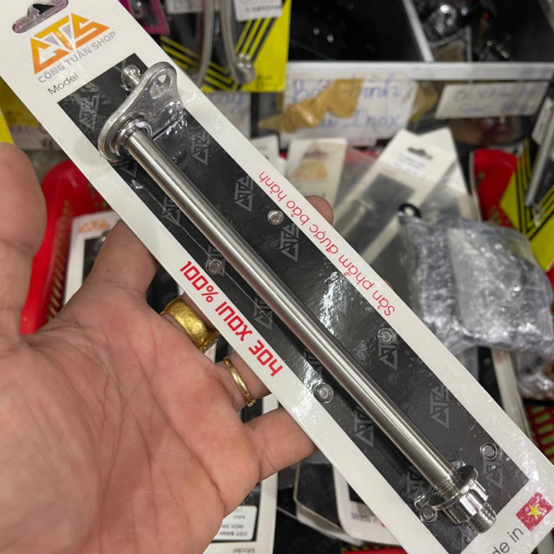 Cốt Chống Đứng CTS Xe AirBlade, Vision, VARIO, INOX CNC