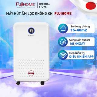Máy hút ẩm lọc không khí 15m2 - 40m2 Fujihome Nhập Khẩu, điều khiển app wifi thông minh dehumidifiers