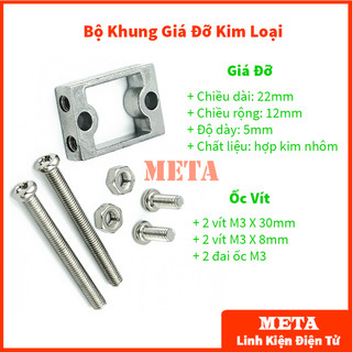 Bộ khung giá đỡ động cơ giảm tốc vàng - Giá treo, giá đỡ, khung cố định động cơ giảm tốc vàng