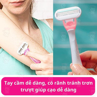 (Sale) Dao cạo lông body chuyên dụng 3 lưỡi Gillette cho nữ nội địa Nhật Bản