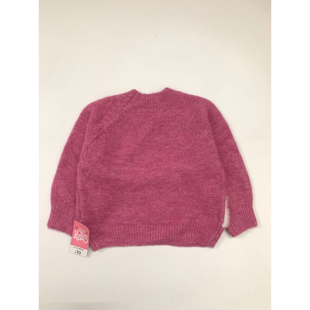 Áo len Pony hồng cho bé gái AMT003