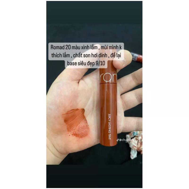 Son tint lì Romand Juicy Lasting Tint Ripe Fruit 5.5g