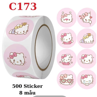 Shop Giao từ 2 sản phẩm - Tem nhãn dán Sticker thank you