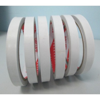 [Combo 24 Cuộn] Băng keo 2 mặt 1.2 - 2.4 - 5cm, đảm bảo độ dính cao