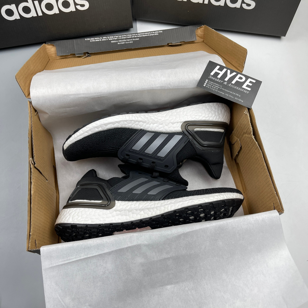 Giày Thể Thao Ultraboost 20 Black White/Black/ Grey /white( trắng đen, đen, xám, trắngHype Sneaker / Phiên Bản 1:1 Chuẩn