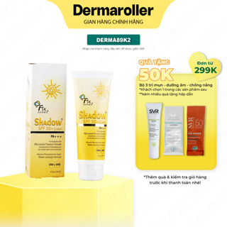 Kem Chống Nắng Vật Lí FIXDERMA Thoáng Mịn Da, Siêu Mỏng Nhẹ Phù Hợp Da Mặt Nhạy Cảm - Shadow Cream SPF 50+ (75g)