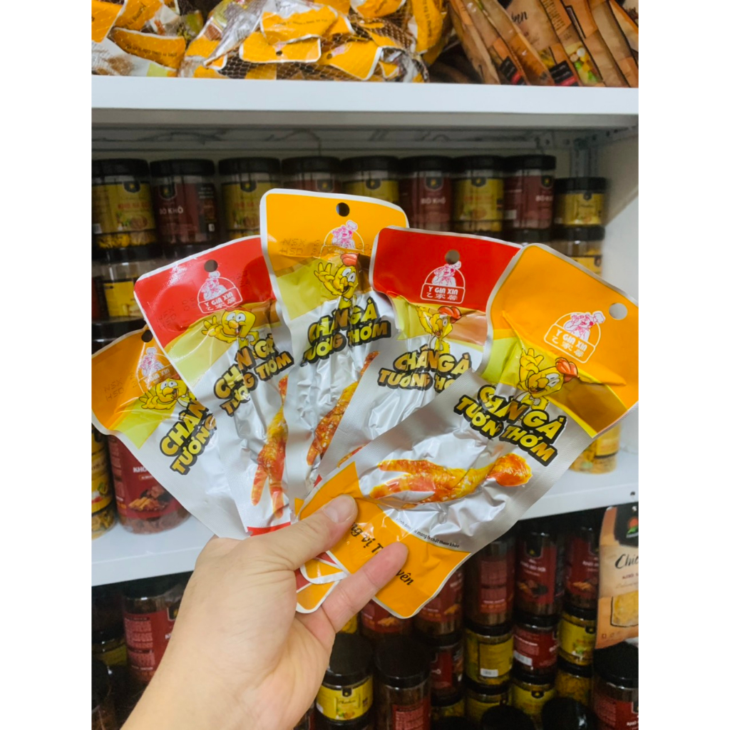Siêu COMBO Chân Gà Tương Thơm - Đồ Ăn Vặt Chân Ái Dành Cho Người Việt