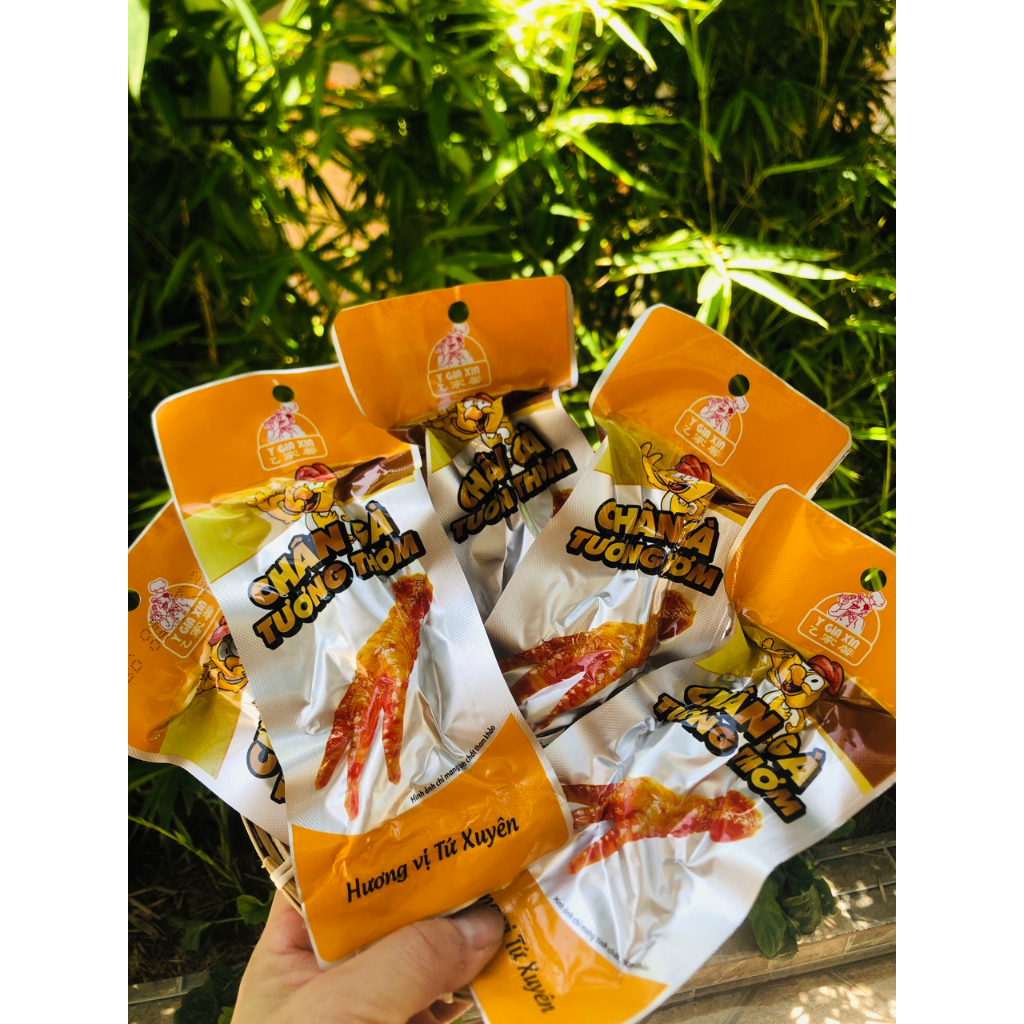Siêu COMBO Chân Gà Tương Thơm - Đồ Ăn Vặt Chân Ái Dành Cho Người Việt