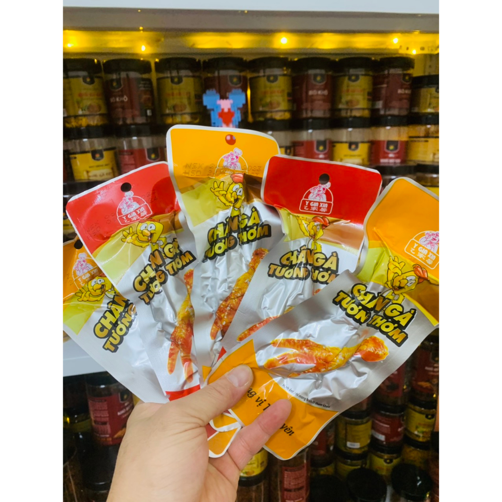 Siêu COMBO Chân Gà Tương Thơm - Đồ Ăn Vặt Chân Ái Dành Cho Người Việt