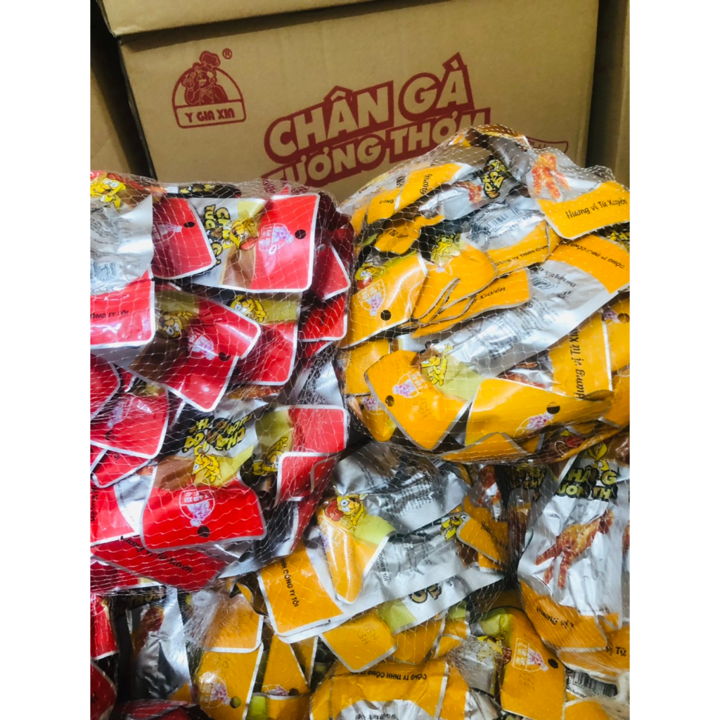 Siêu COMBO Chân Gà Tương Thơm - Đồ Ăn Vặt Chân Ái Dành Cho Người Việt