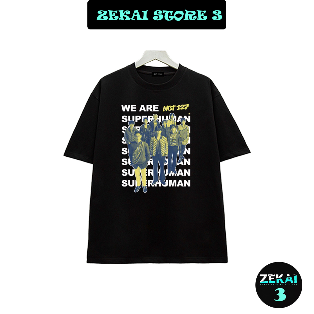 Áo Thun In Hình NCT127 SuperHuman - Áo in phong cách trẻ trung năng động