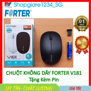 Chuột Không Dây ✨Siêu Rẻ✨Chuột Không Dây FORTER V181_Siêu Nhạy, Bền- Dùng Cho Pc/ Laptop