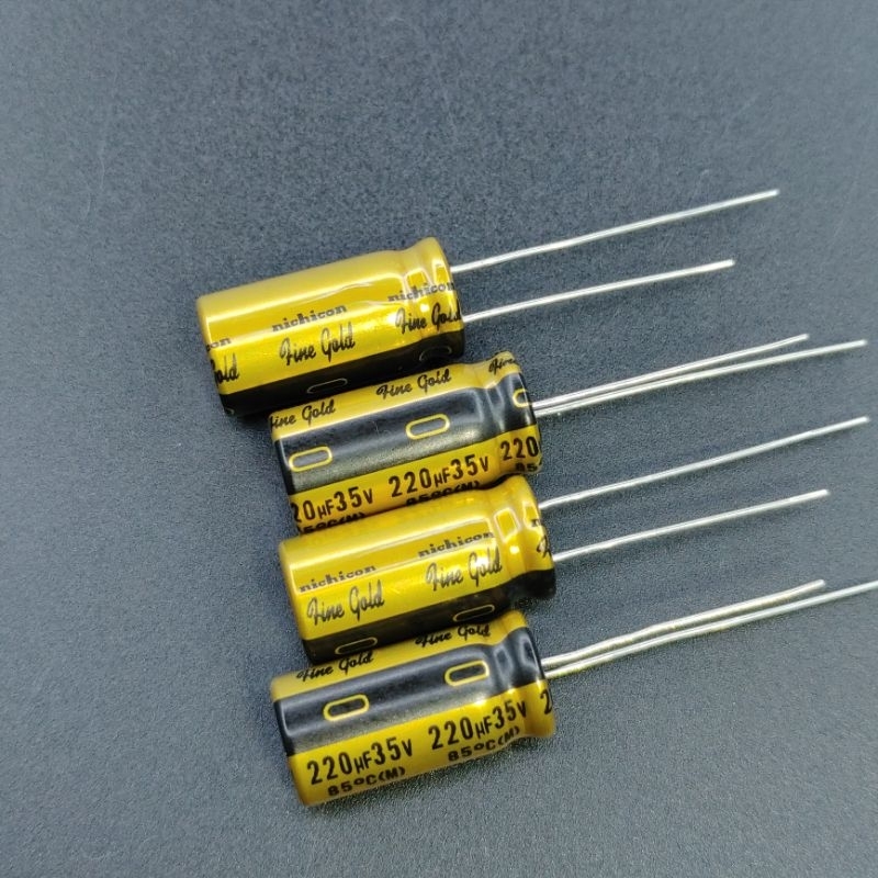 Tụ điện 220uF 35V Nichicon Fine Gold FG