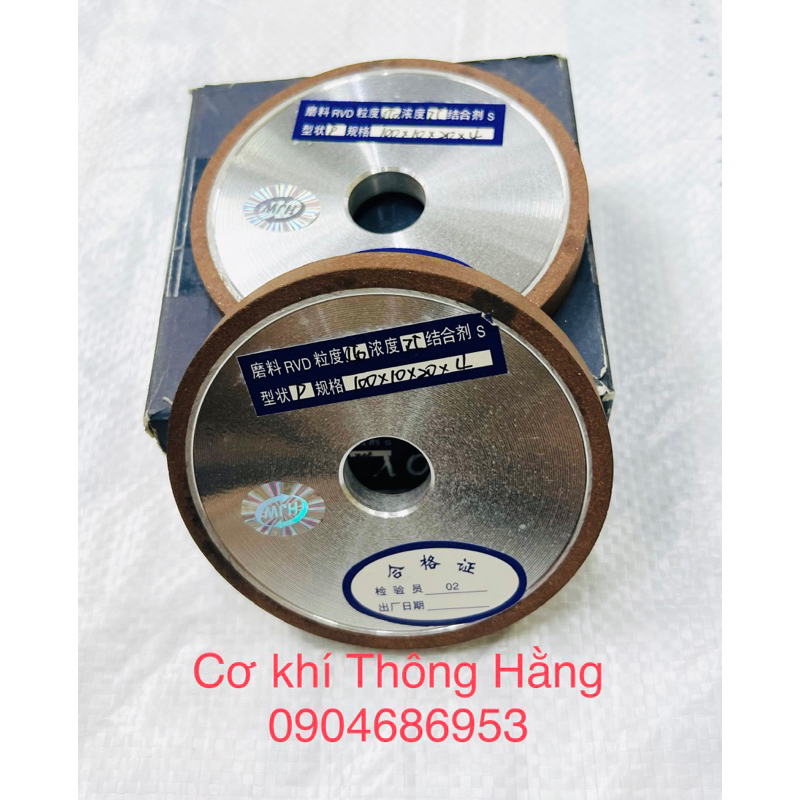 Đá mài hợp kim phi 100-125-150mm MÀI LƯNG chuyên mài phay ngón, mũi khoan, lưỡi cưa
