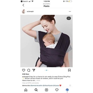 Địu vải Ecleve