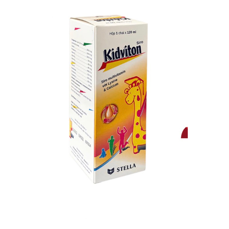Bổ Sung Vitamin cho Bé. Kidviton. Chai 120ml.