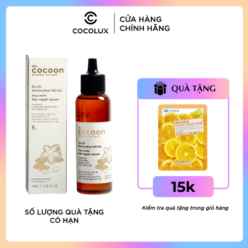 Sa-chi Serum Phục Hồi Tóc Hư Tổn Cocoon 70ml