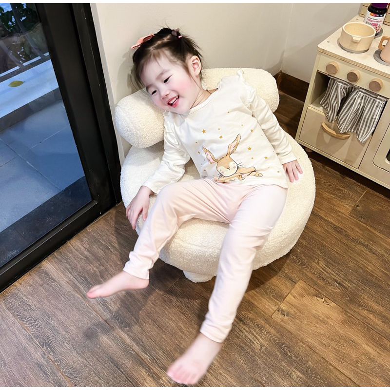 Set 2 bộ cotton thỏ zrrr siêu xinh