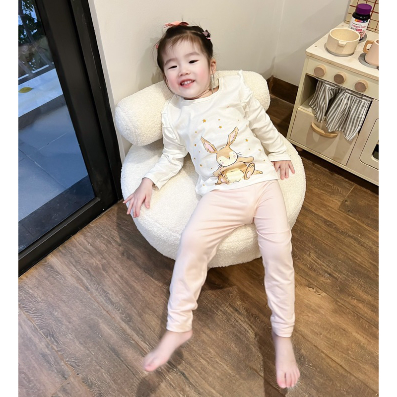 Set 2 bộ cotton thỏ zrrr siêu xinh