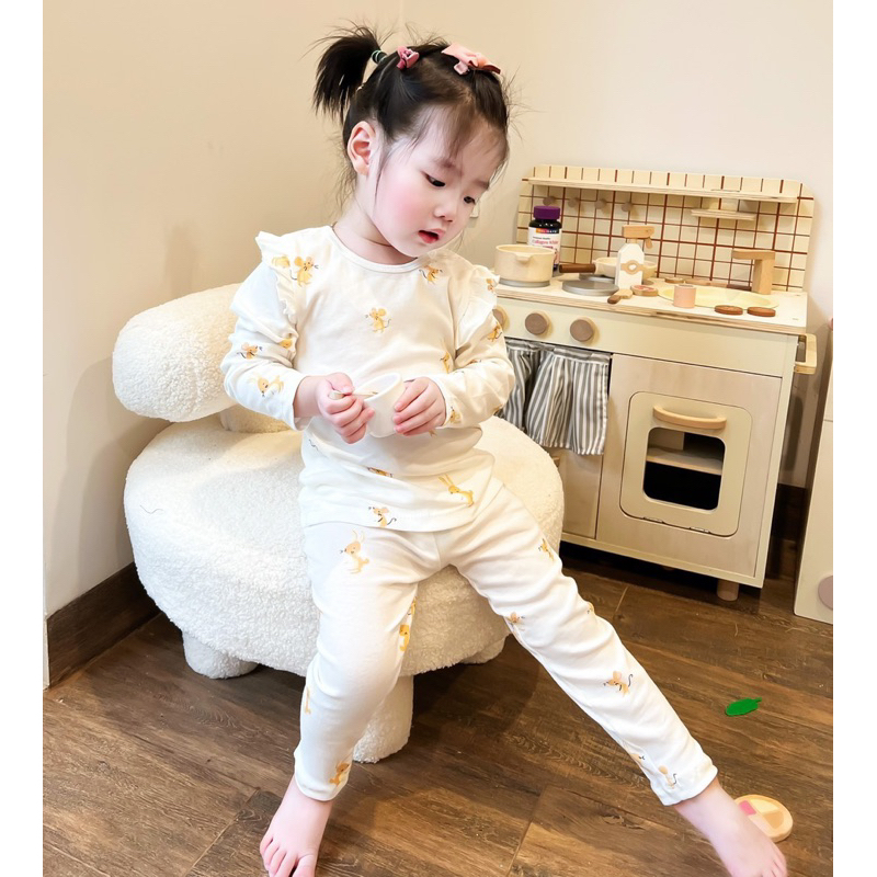 Set 2 bộ cotton thỏ zrrr siêu xinh