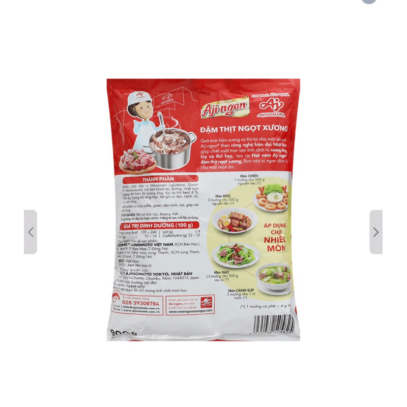 Hạt nêm Aji-ngon 900g