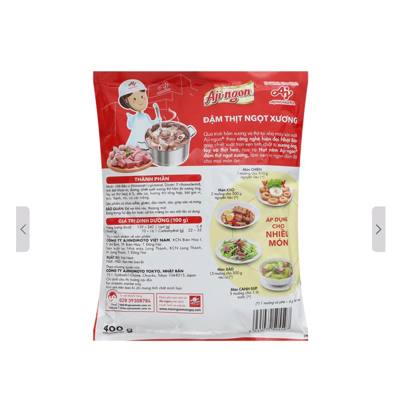 Hạt nêm aji-ngon 400g
