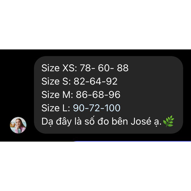 Pass áo dearjose 99% sz S