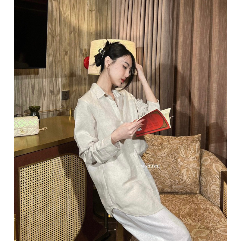 𝐇𝐚𝐧𝐲 𝐒𝐡𝐢𝐫𝐭𝐬 - Sơ Mi Linen Tưng Muối Tiêu Washed
