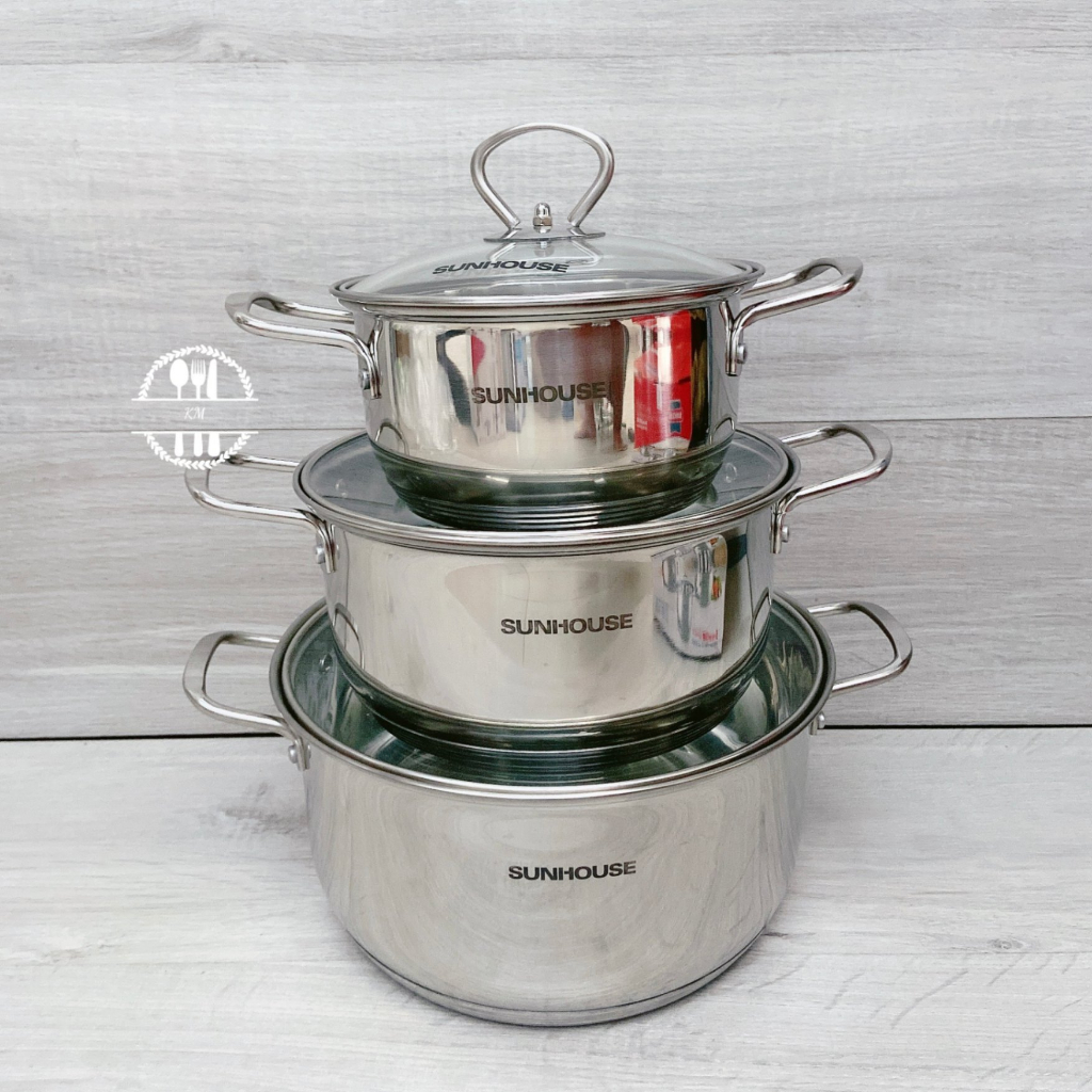 Bộ nồi inox 5 đáy SUNHOUSE SHG788
