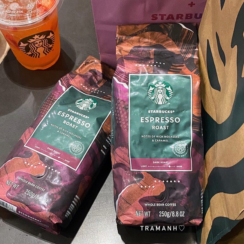 STARBUCKS CÀ PHÊ NGUYÊN HẠT ESPRESSO ROAST WHOLE BEAN 100% ARABICA