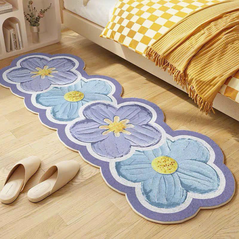 Thảm lông cừu,thảm trải chân giường,thảm decor,thảm trang trí họa tiết đẹp