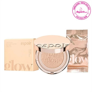 Phấn nước espoir pro tailor be glow spf42 pa++ 13g - tặng lõi thay thế