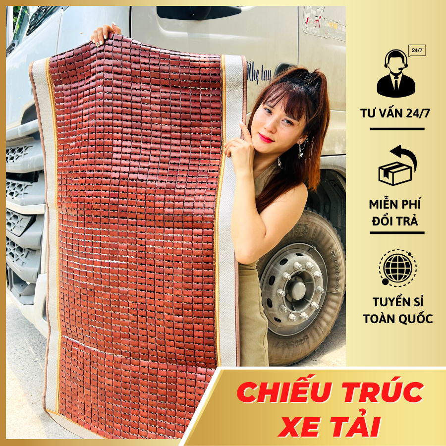 Chiếu trúc trải giường ô tô, xe tải full viền và bo viền khổ 60x2m, 70x2m, 80x2m và 1mx2m