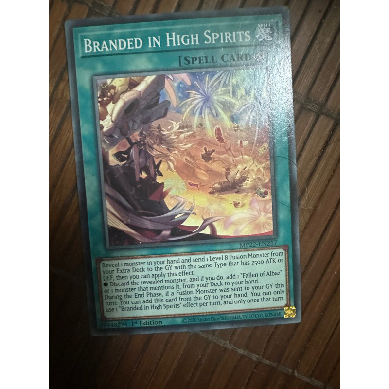 bài yugioh: branded in high spirits