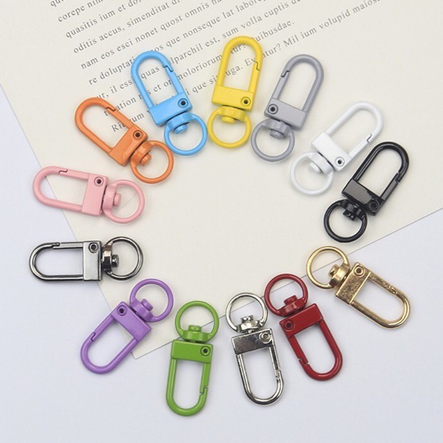 Móc Khóa Càng Cua Nhiều Màu làm DIY Trang Trí Thủ Công Móc khóa, Keyring, Túi Xánh, Keychain, Binder
