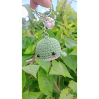 Bon Crochet [Handmade] Móc khoá len cá voi mini bằng len