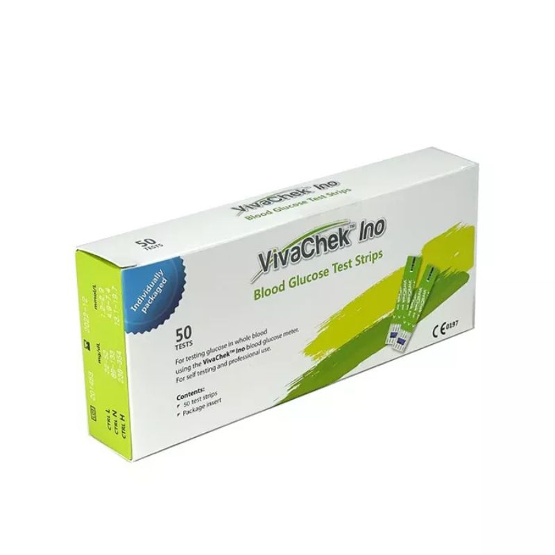 Que đường huyết vivachek 50 test