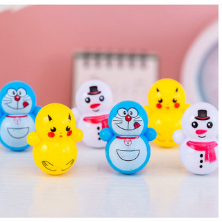 Lật đật mini đồ chơi lật đật mini doraemon cho bé cute dễ thương giá rẻ pikachu, minion Pandora112