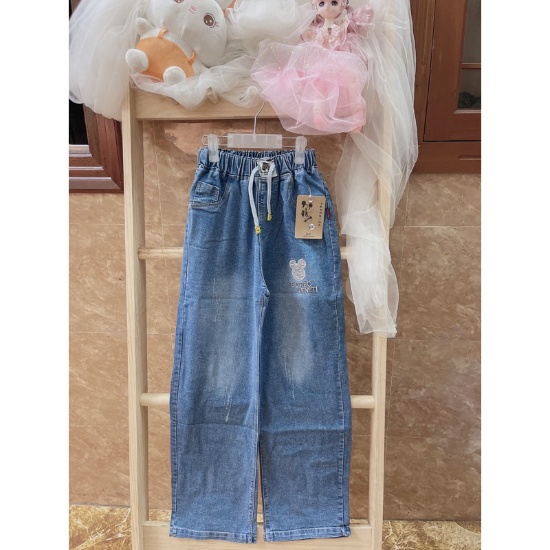 Quần jean Xuông Đại cồ cho bé gái 25-45kg